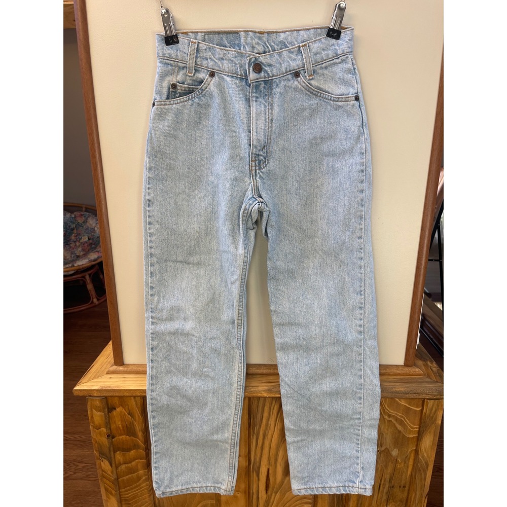 Levis 550 Relaxed Fit Jeans Youth 14 Blue Good Orange Tab Vintage